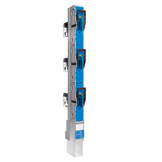 E³-NH-Sicherungs-Lastschaltleisten Größe 00/185, 1-polig schaltbar, 160 A, für 185 mm Sammelschienensysteme